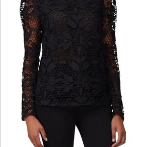 Stevie May Pleasant Surprise Black Floral Top Small
